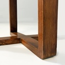 Sgabelli in tessuto e legno, 1930 ca.
