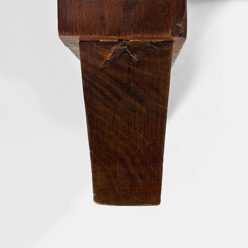 Panche in legno e tessuto, 1930 ca.