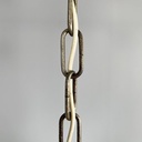 Lampadari in vetro opalino e metallo, 1960 ca.