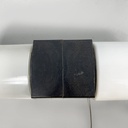 Applique in vetro opalino e bachelite nera, 1950 ca. 