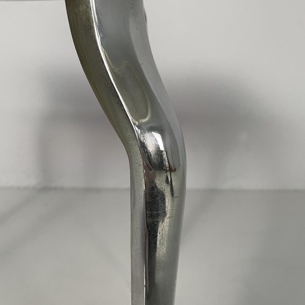 Sgabello in bachelite e metallo, 1930 ca.