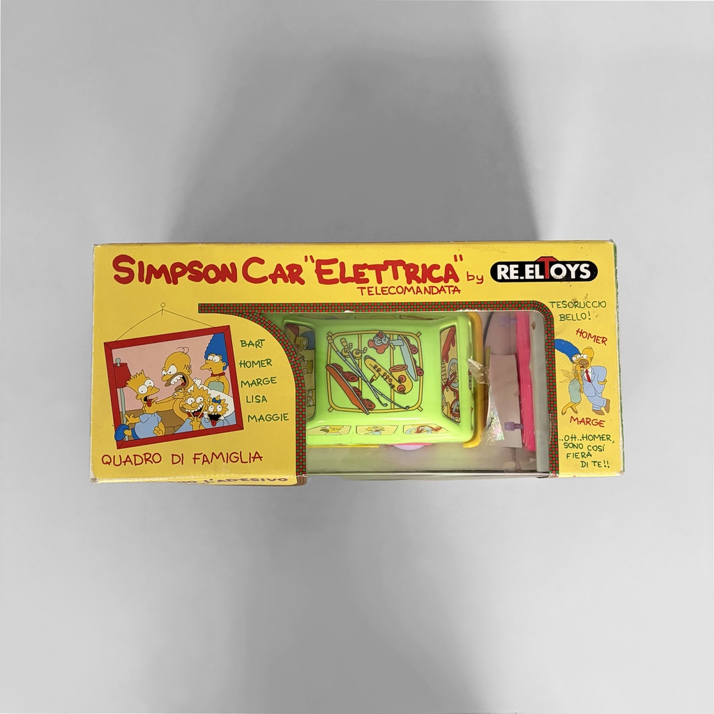 Modellino automobile Simpson Car Elettrica, 1990 ca.