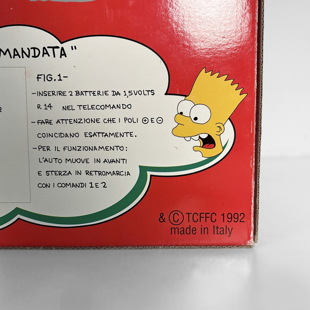Modellino automobile Simpson Car Elettrica, 1990 ca.