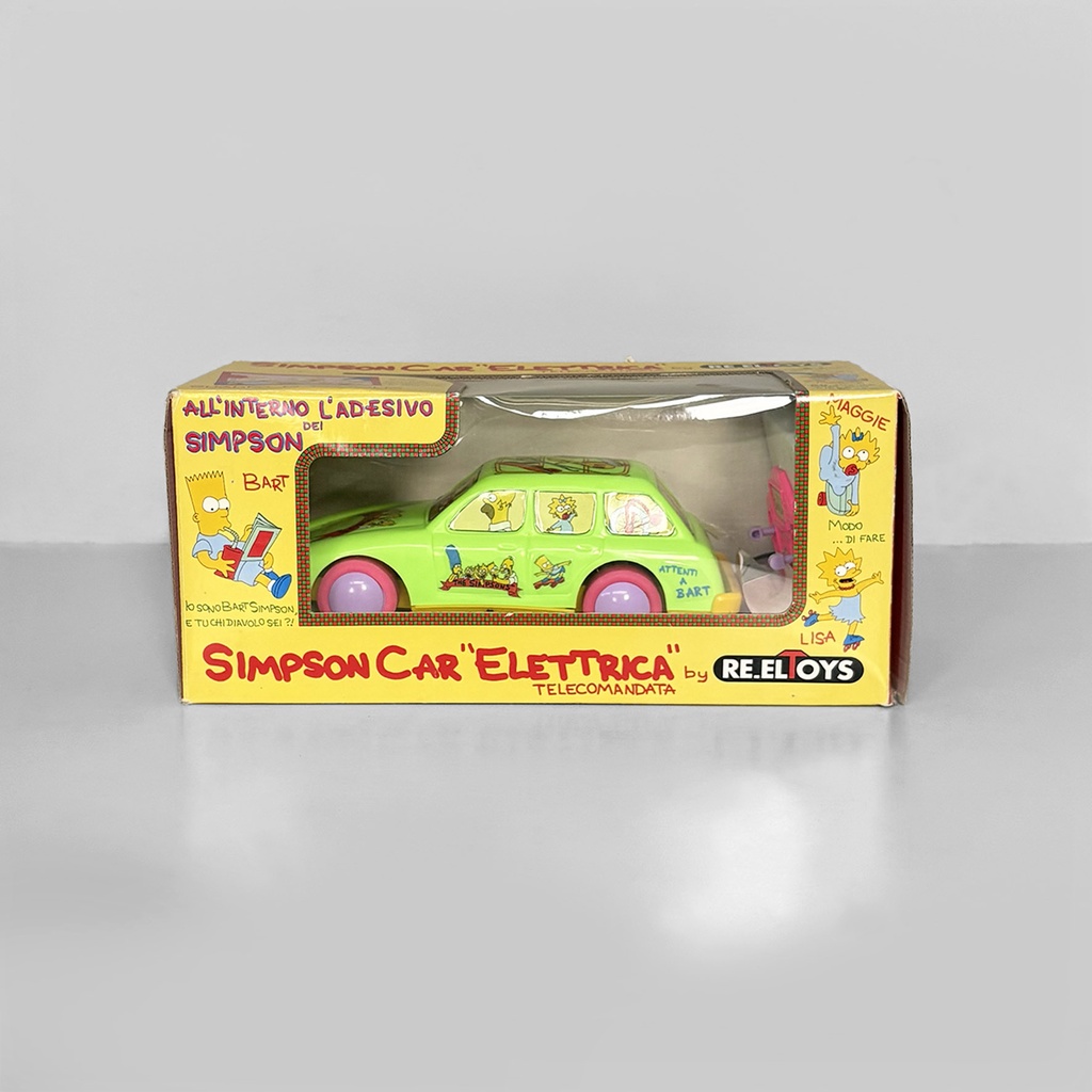 Modellino automobile Simpson Car Elettrica, 1990 ca.
