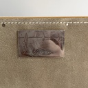Cassettiera in pelle beige, 2000 ca.