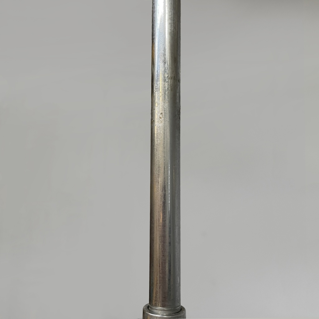 Lampadario in vetro opalino e metallo, 1930 ca.