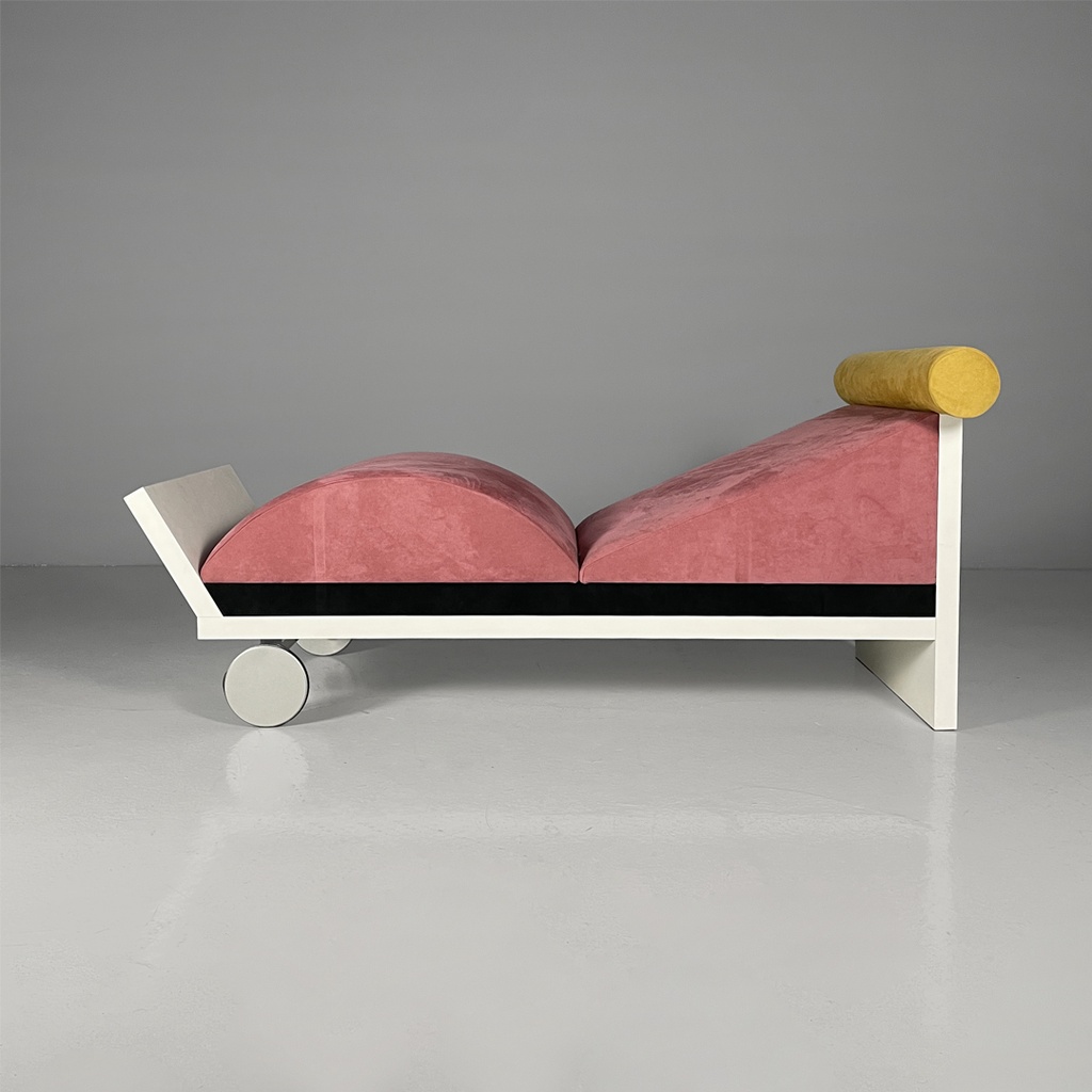 Chaise longue Juan di Marco Zanini per Memphis, 1987 