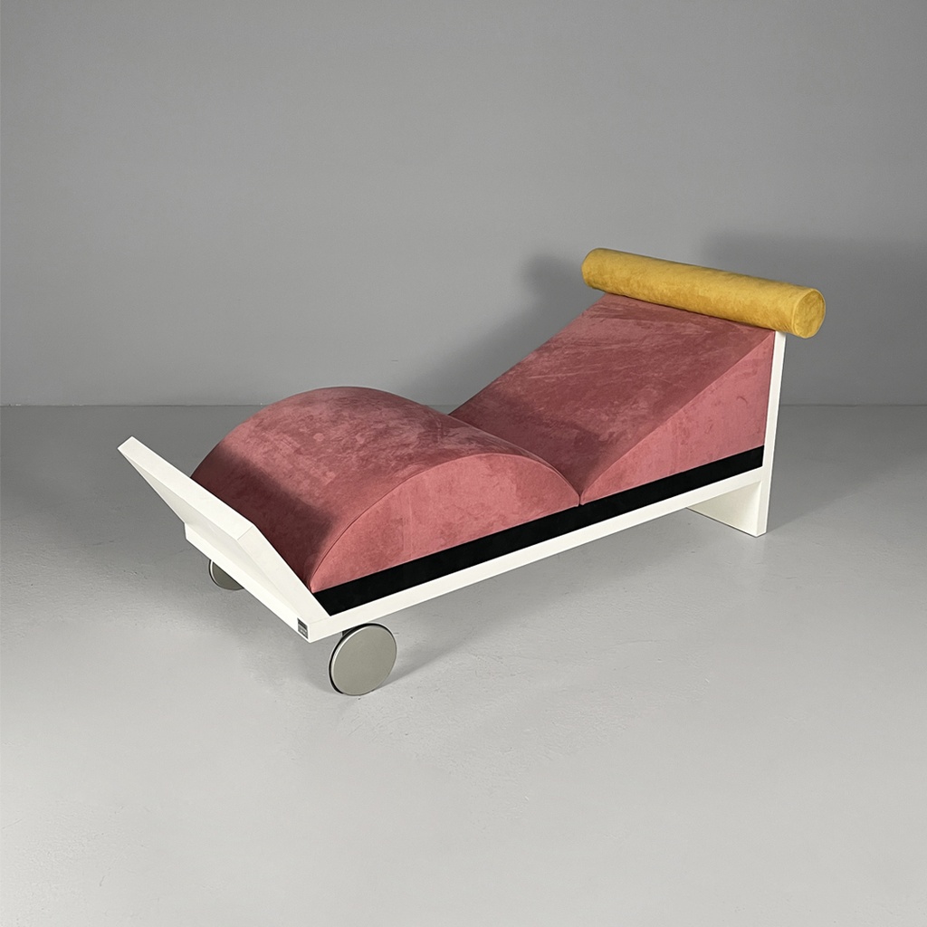 Chaise longue Juan di Marco Zanini per Memphis, 1987 