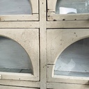 Cassettiera in legno e vetro, 1930 ca.