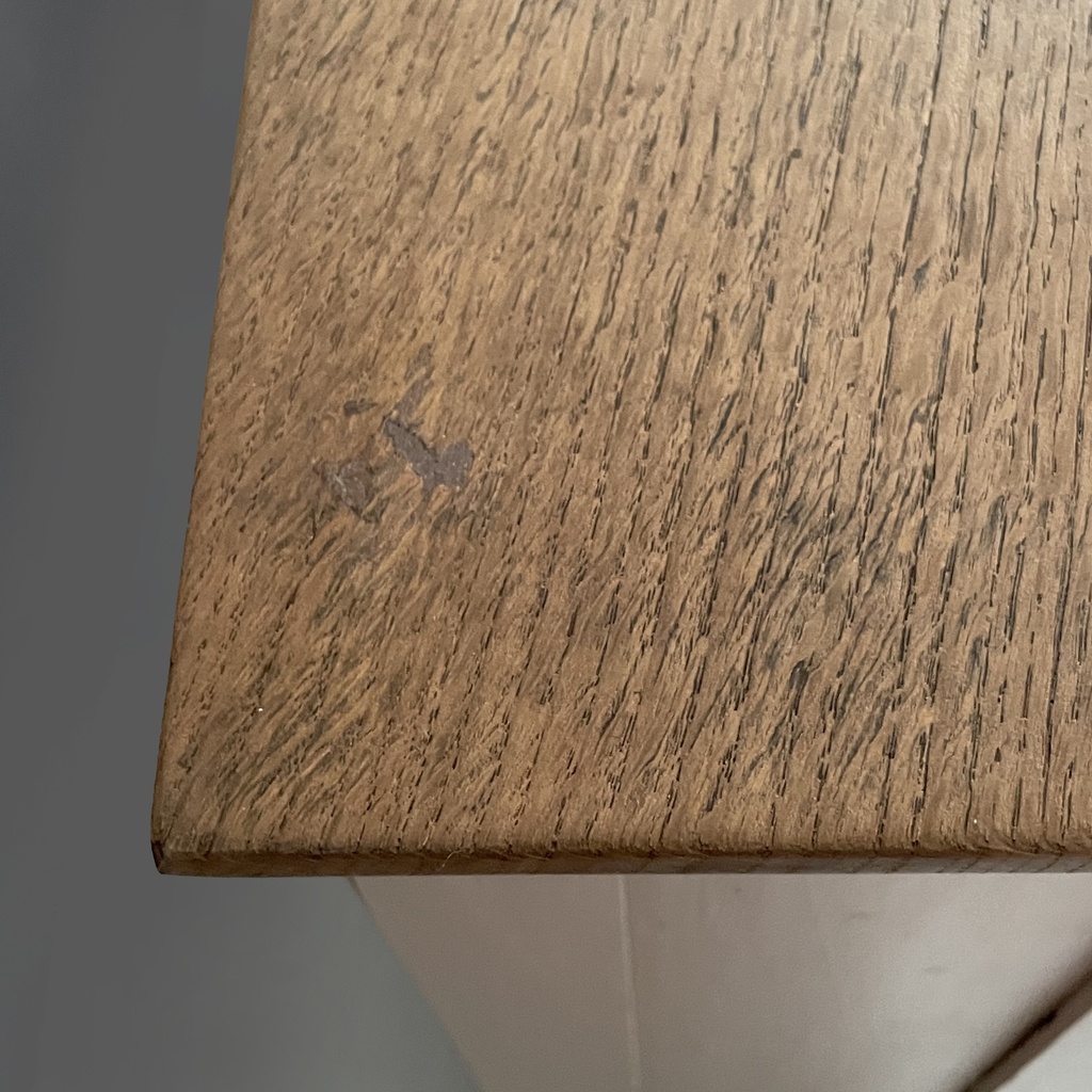 Cassettiera in legno e vetro, 1930 ca.