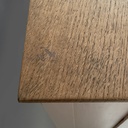 Cassettiera in legno e vetro, 1930 ca.