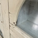 Cassettiera in legno e vetro, 1930 ca.
