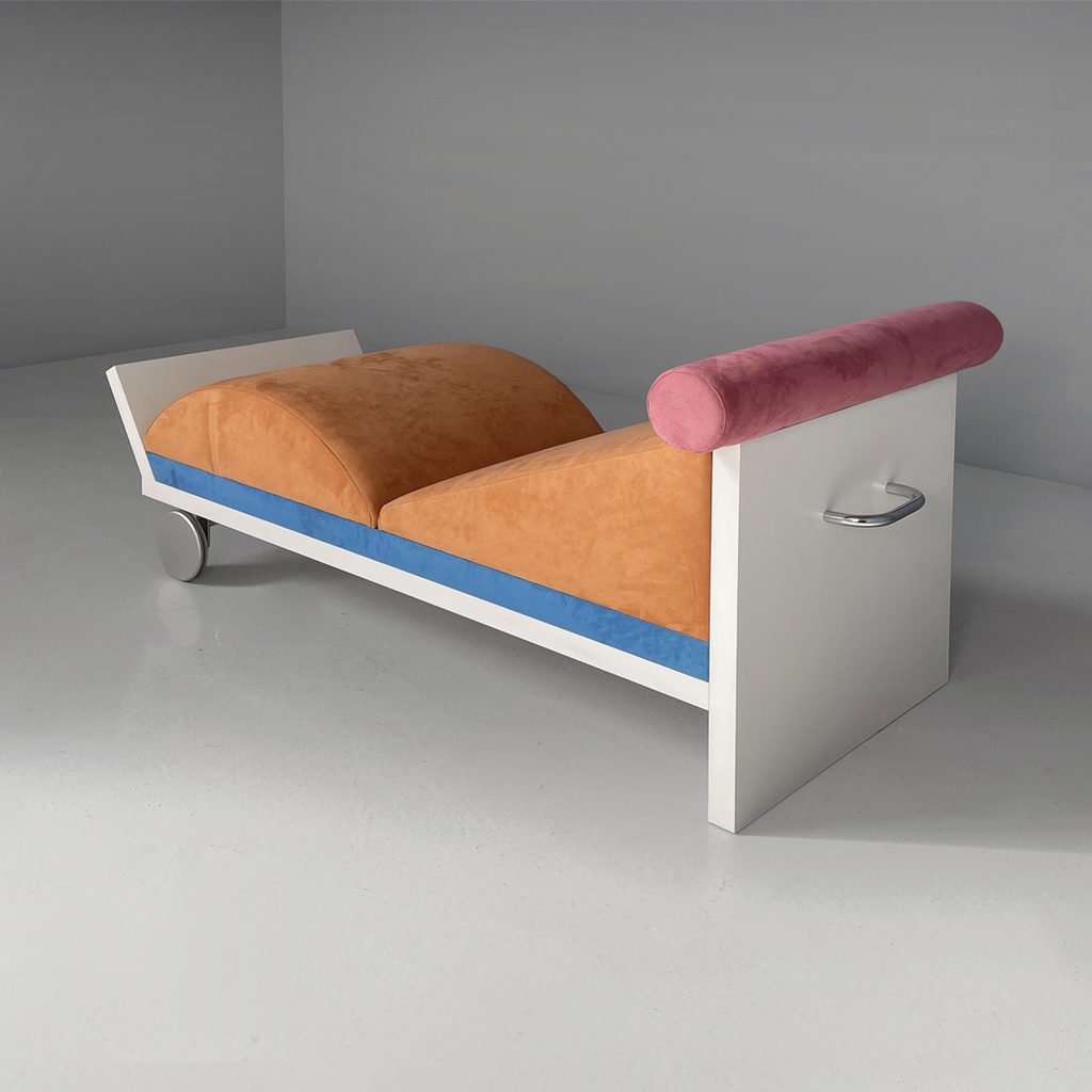 Chaise longue Juan di Marco Zanini per Memphis, 1987 
