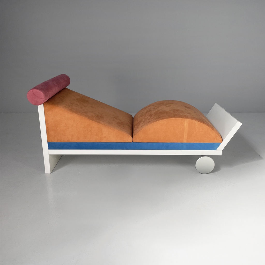 Chaise longue Juan di Marco Zanini per Memphis, 1987 