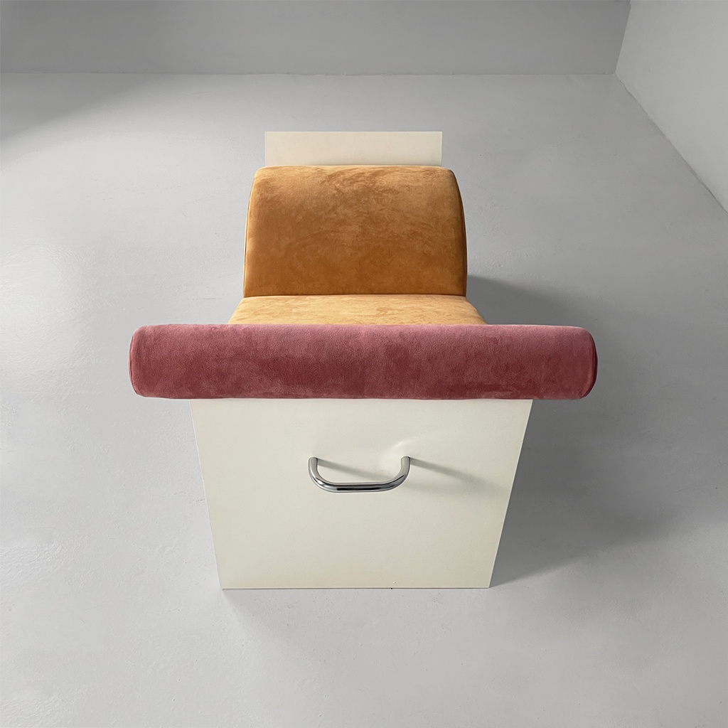 Chaise longue Juan di Marco Zanini per Memphis, 1987 
