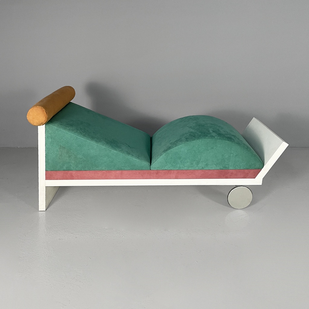 Chaise longue Juan di Marco Zanini per Memphis, 1987 