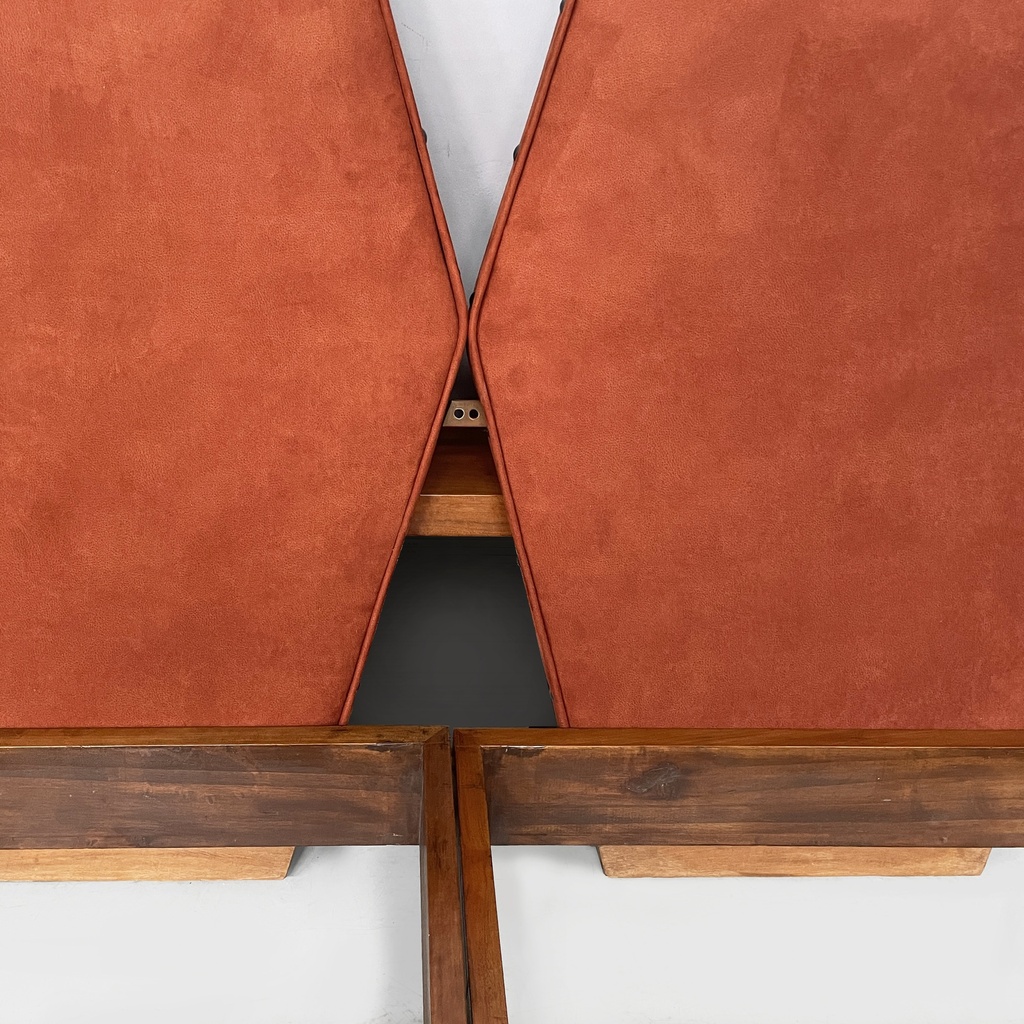 Letto con comodini e lampade di Arredamenti Dell'Orso, 1950 ca.