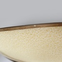 Lampadario in vetro e ottone, 1950 ca.