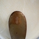 Lampadario in vetro e ottone, 1950 ca.
