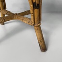 Sgabelli in rattan, 1960 ca.