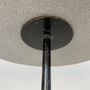 Tavolo da caffè in metallo, formica e travertino, 1980 ca. 