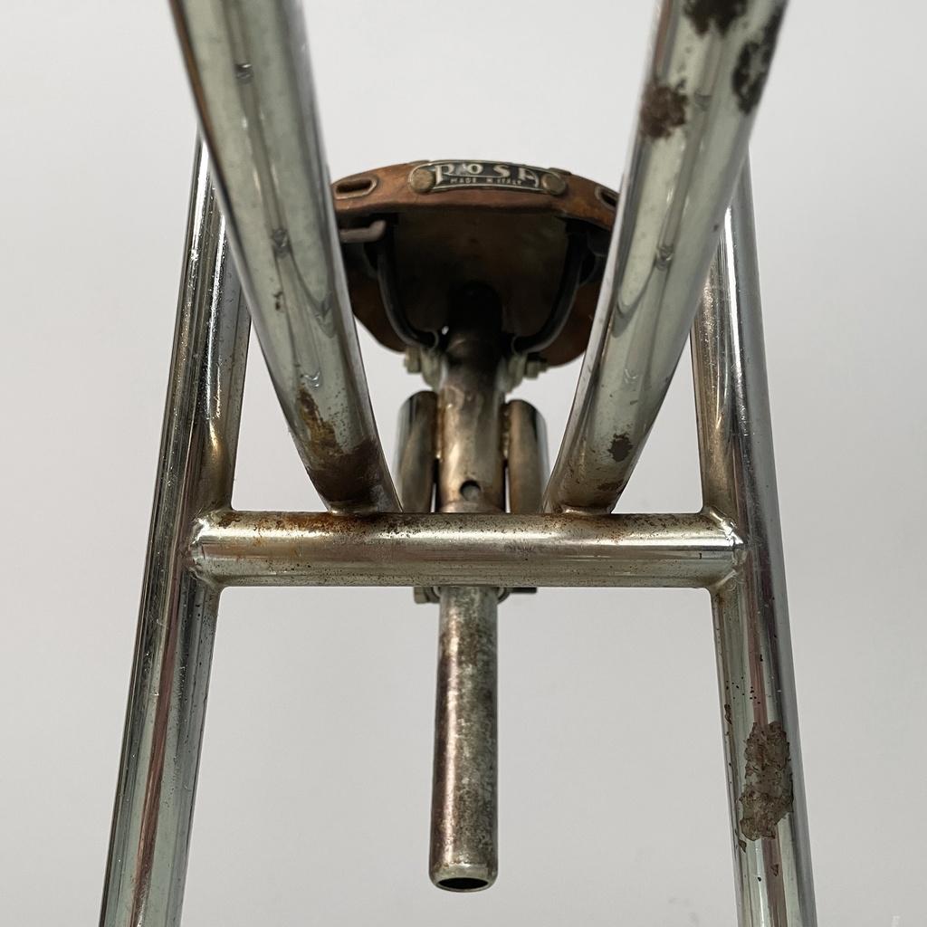 Sgabello con sellino da bici, 1970 ca.
