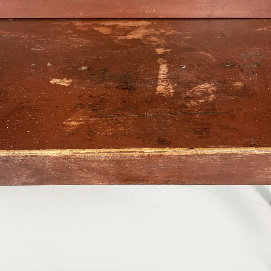 Panca in legno rosso, 1930 ca.