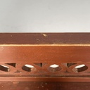 Panca in legno rosso, 1930 ca.