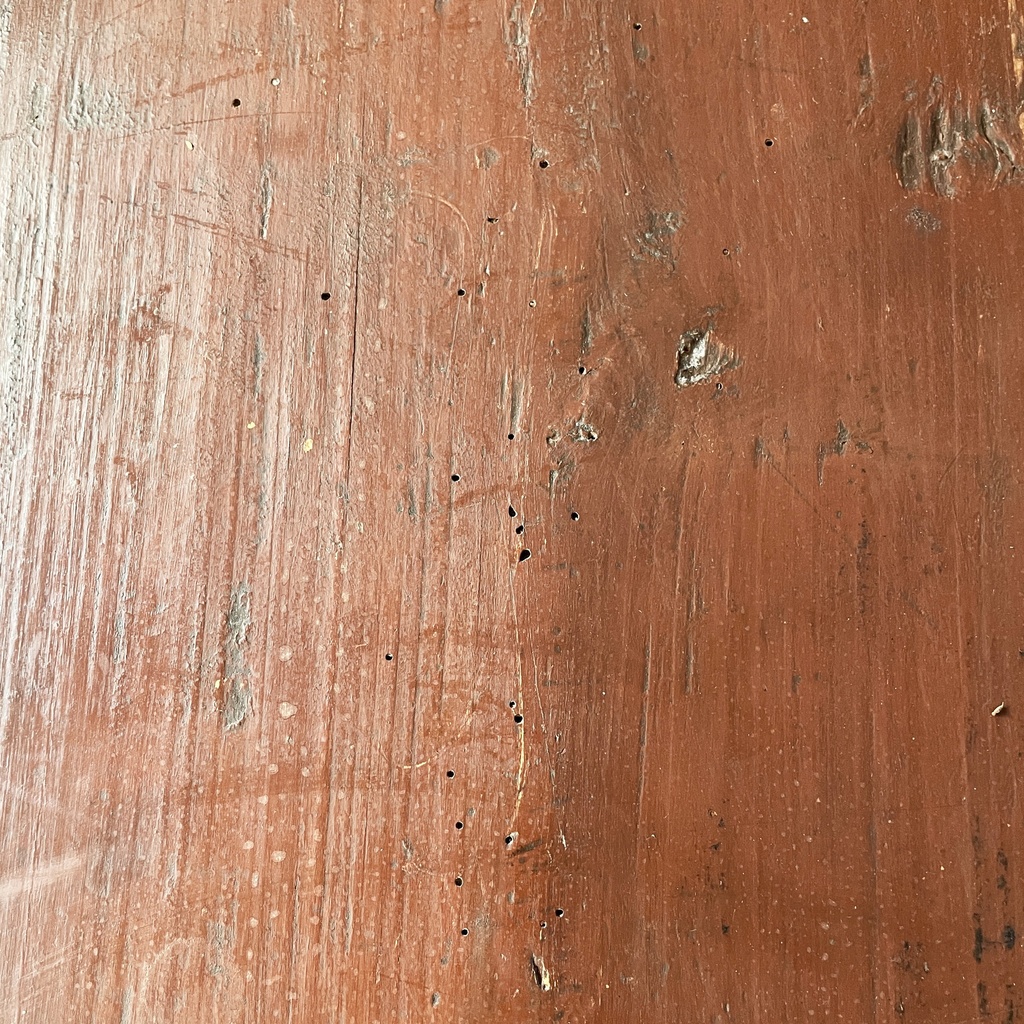 Panca in legno rosso, 1930 ca.