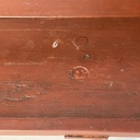 Panca in legno rosso, 1930 ca.