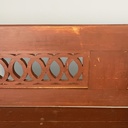 Panca in legno rosso, 1930 ca.