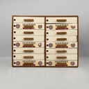Cassettiera da cucito Filofort in legno, 1960 ca.
