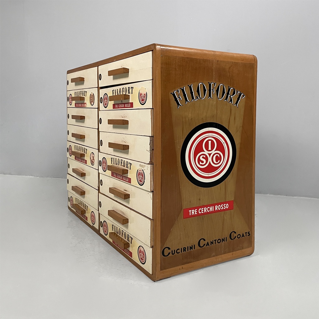 Cassettiera da cucito Filofort in legno, 1960 ca.