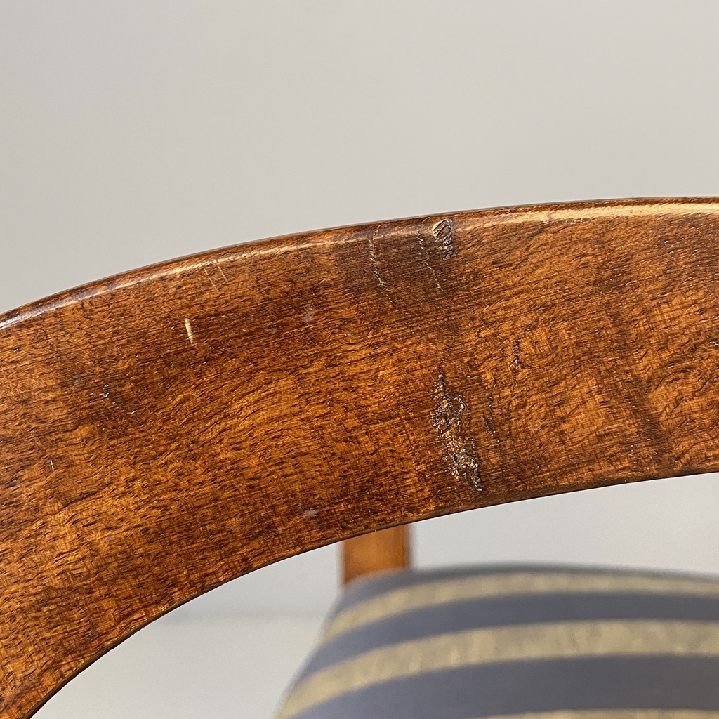 Sedie in legno e tessuto, metà 1800 ca.