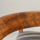 Sedie in legno e tessuto, metà 1800 ca.