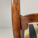 Sedie in legno e tessuto, metà 1800 ca.