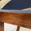 Sedie in legno e tessuto, metà 1800 ca.