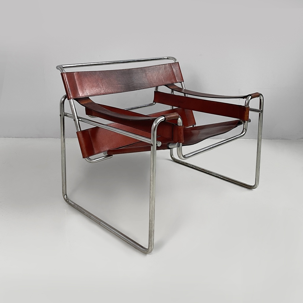 Poltrona Wassily di Marcel Breuer per Gavina, 1960 ca. 