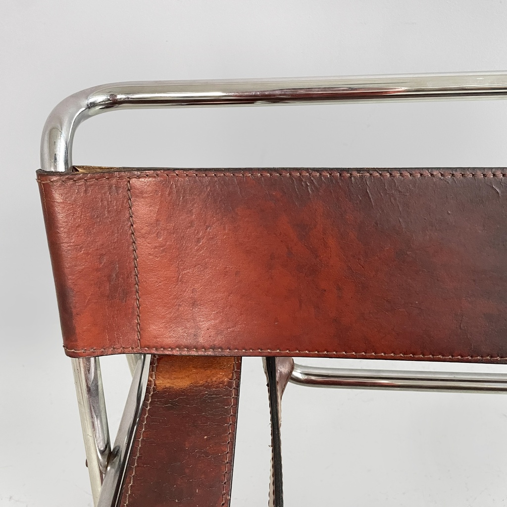 Poltrona Wassily di Marcel Breuer per Gavina, 1960 ca. 