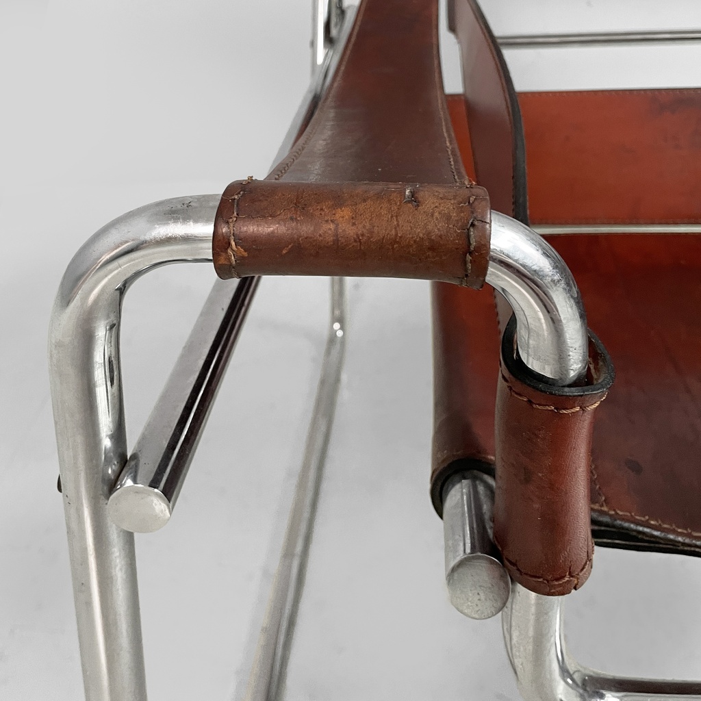 Poltrona Wassily di Marcel Breuer per Gavina, 1960 ca. 