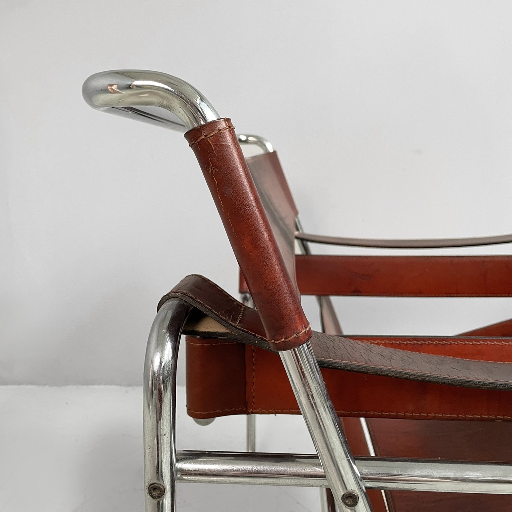 Poltrona Wassily di Marcel Breuer per Gavina, 1960 ca. 