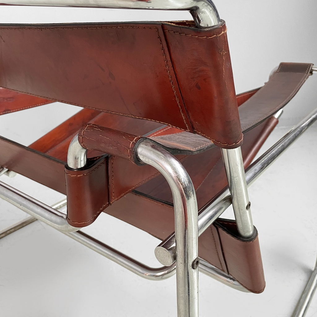 Poltrona Wassily di Marcel Breuer per Gavina, 1960 ca. 