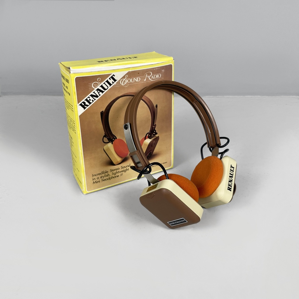 Cuffie per radio Renault Sound Radio, 1980 ca.