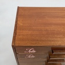 Cassettiere da cucino Seta Faro in legno, 1960 ca. 