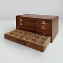 Cassettiere da cucino Seta Faro in legno, 1960 ca. 
