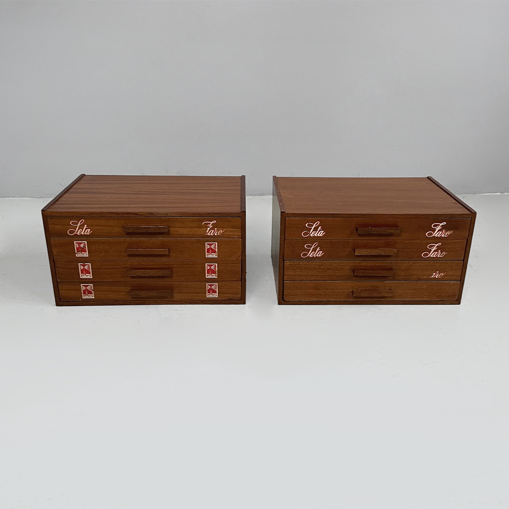 Cassettiere da cucino Seta Faro in legno, 1960 ca. 