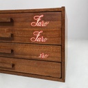 Cassettiere da cucino Seta Faro in legno, 1960 ca. 