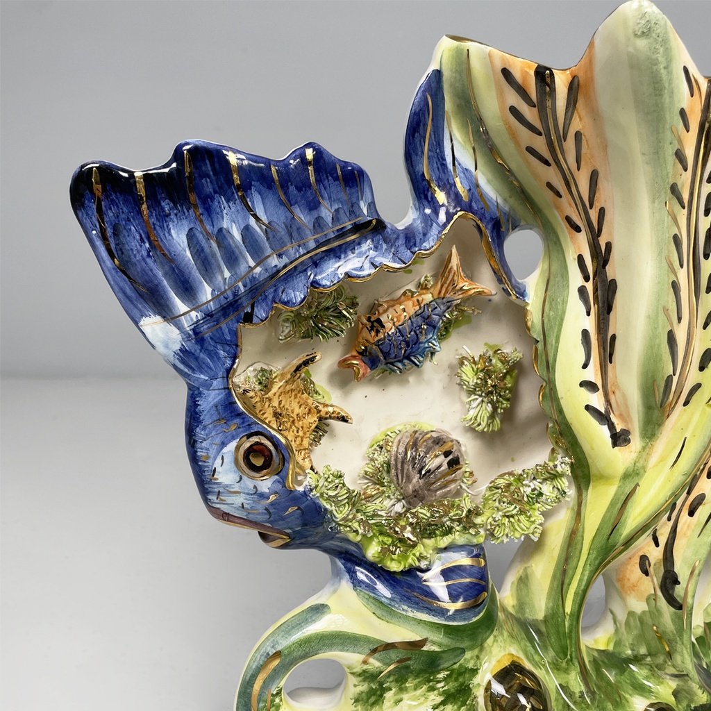 Vaso in ceramica smaltata, 1960 ca. 