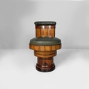 Sedie in legno e pelle verde, 1930 ca.