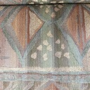 Divano in tessuto e legno, 1930 ca.
